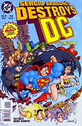 Sergio Agaonés Destroys DC #1 cover