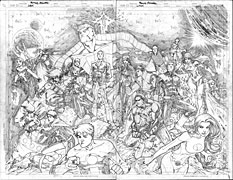 Legion of Super-Heroes v5 #38 (cover pencils)