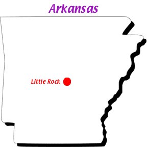 Arkansas map