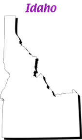 Idaho map