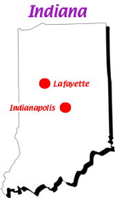 Indiana map