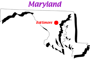 Maryland map