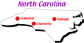 North Carolina map