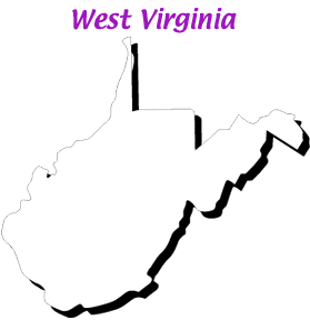 West Virginia map